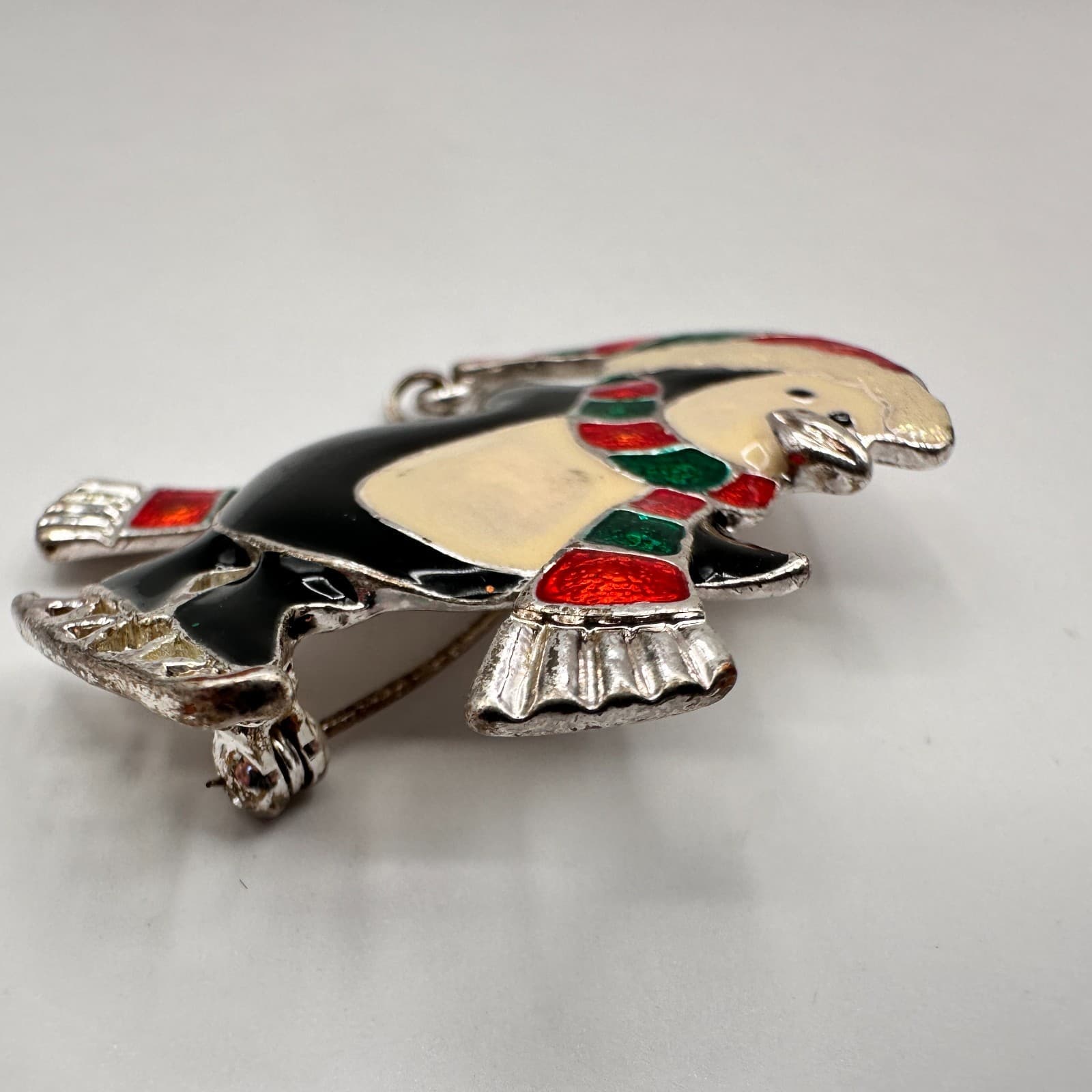 Vintage 90s Christmas Brooch Set Of 3 Pin Lot Women's Classic Fashion Jewelry - Thumbnail 15