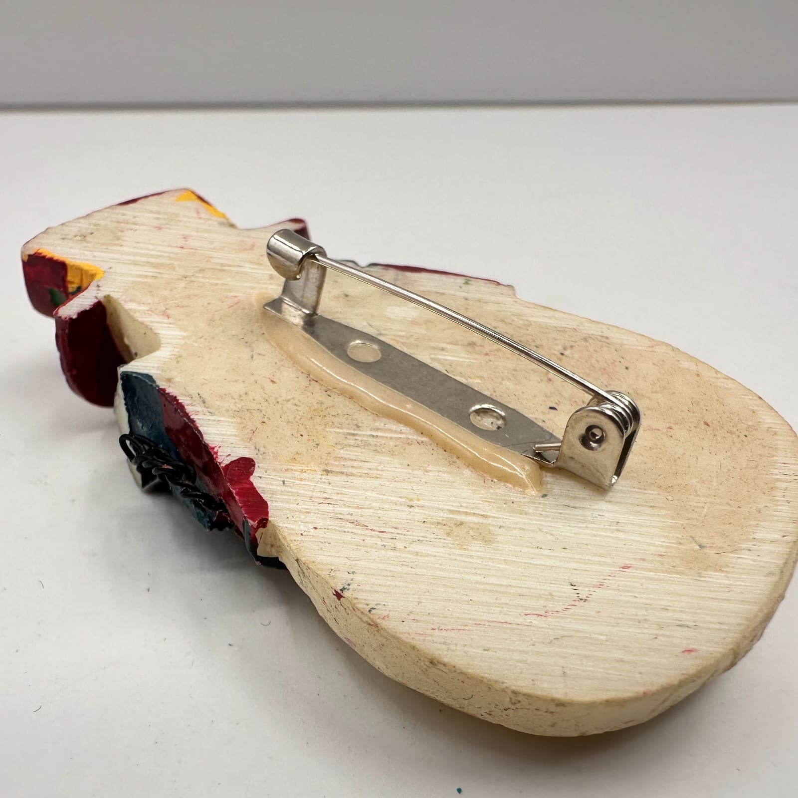 Vintage 90s Snowman Brooch Set Painted Winter Holiday Pins Fashion Jewelry - Thumbnail 8