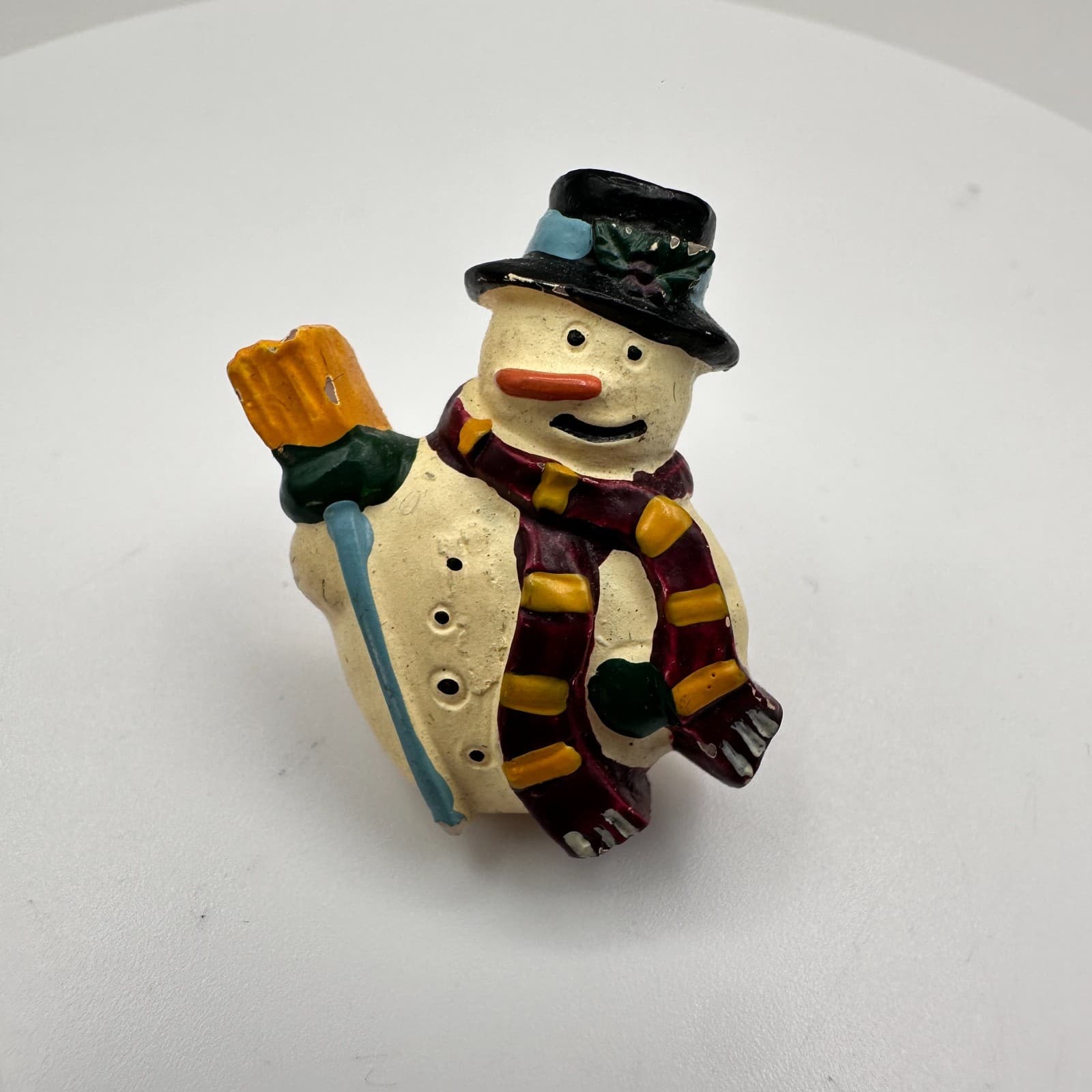 Vintage 90s Christmas Snowman Stud Earring Retro Winter Women's Classic Jewelry - Image 1