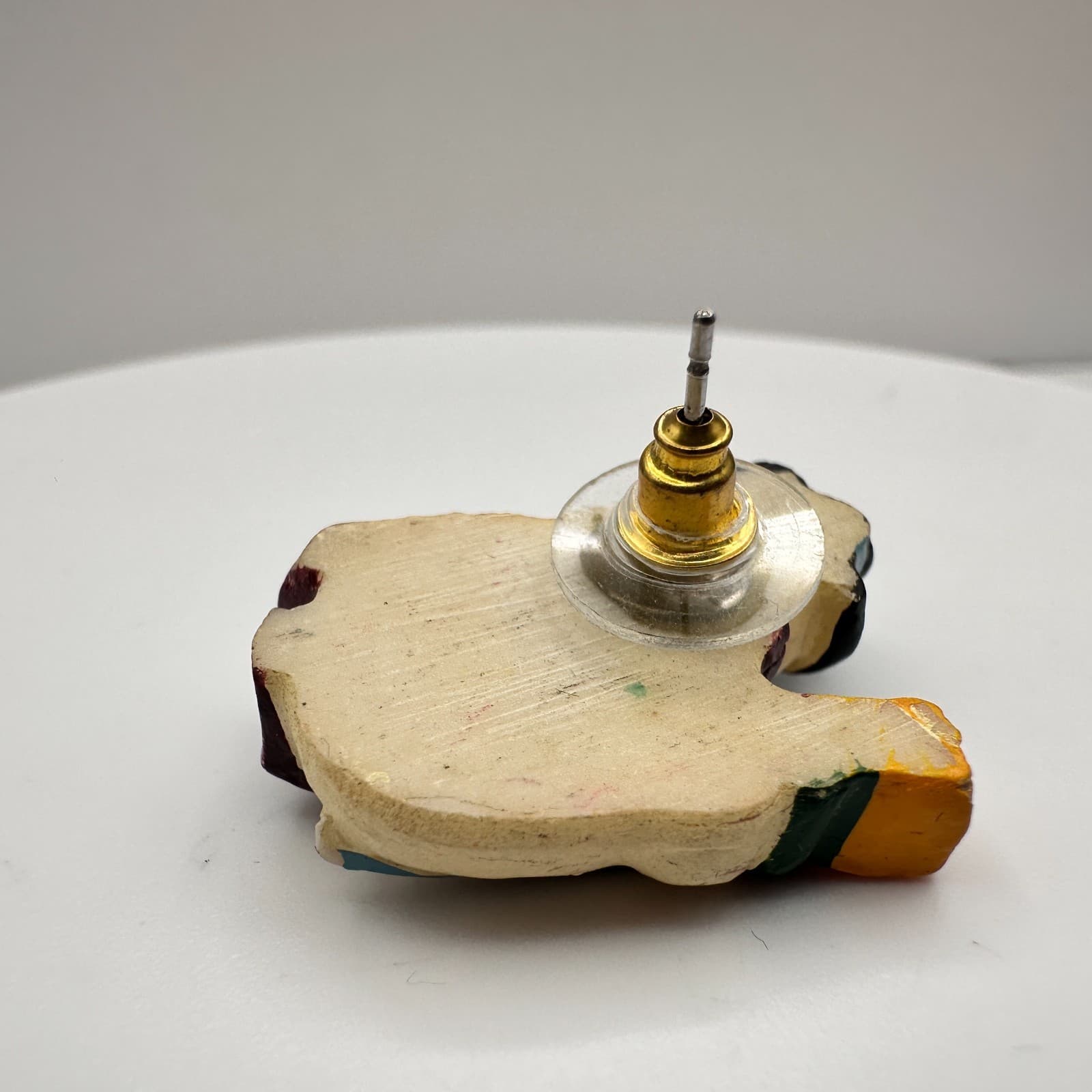 Vintage 90s Christmas Snowman Stud Earring Retro Winter Women's Classic Jewelry - Thumbnail 4