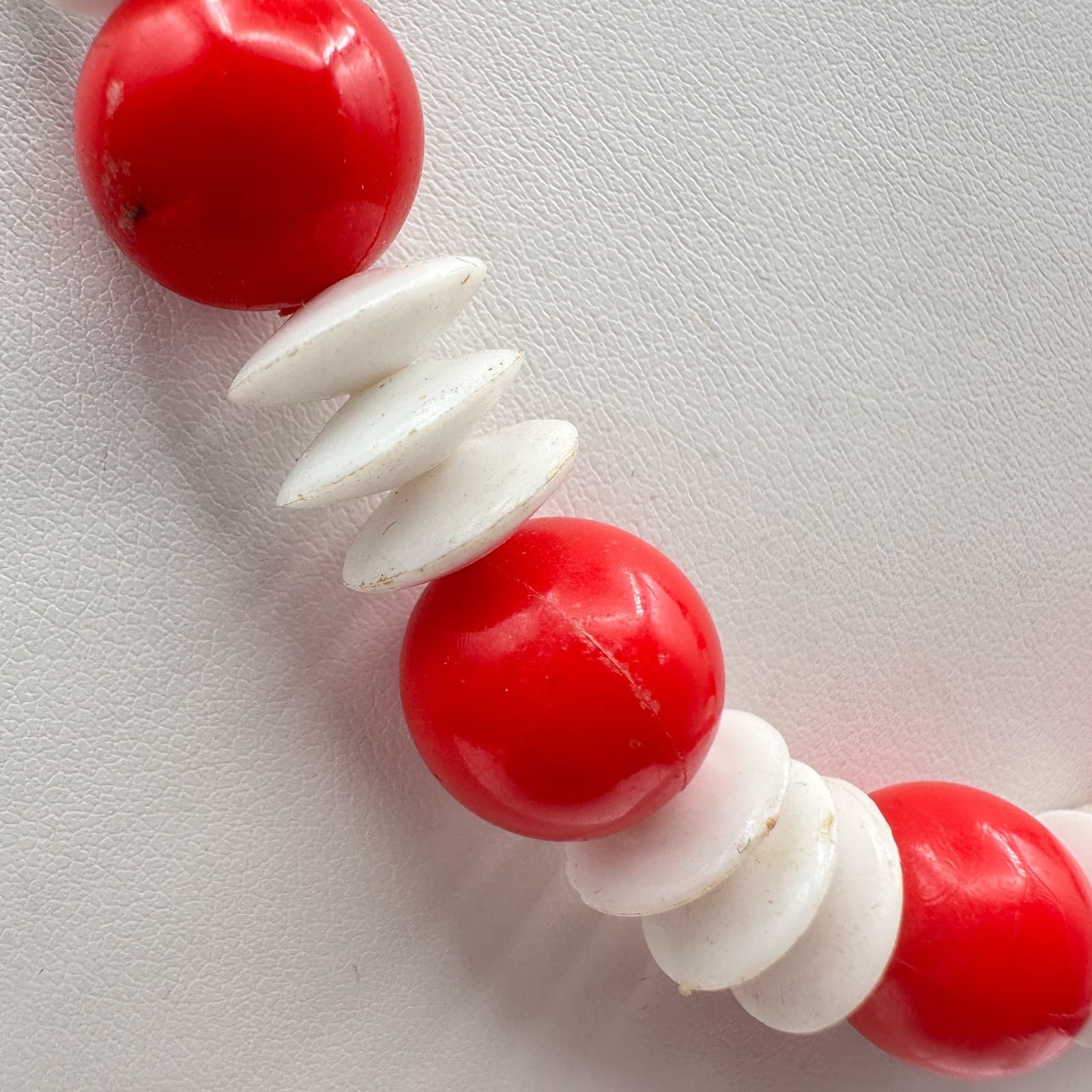 Vintage 80s Retro Beaded Necklace Statement Boho Women's Classic Fashion Jewelry - Thumbnail 4