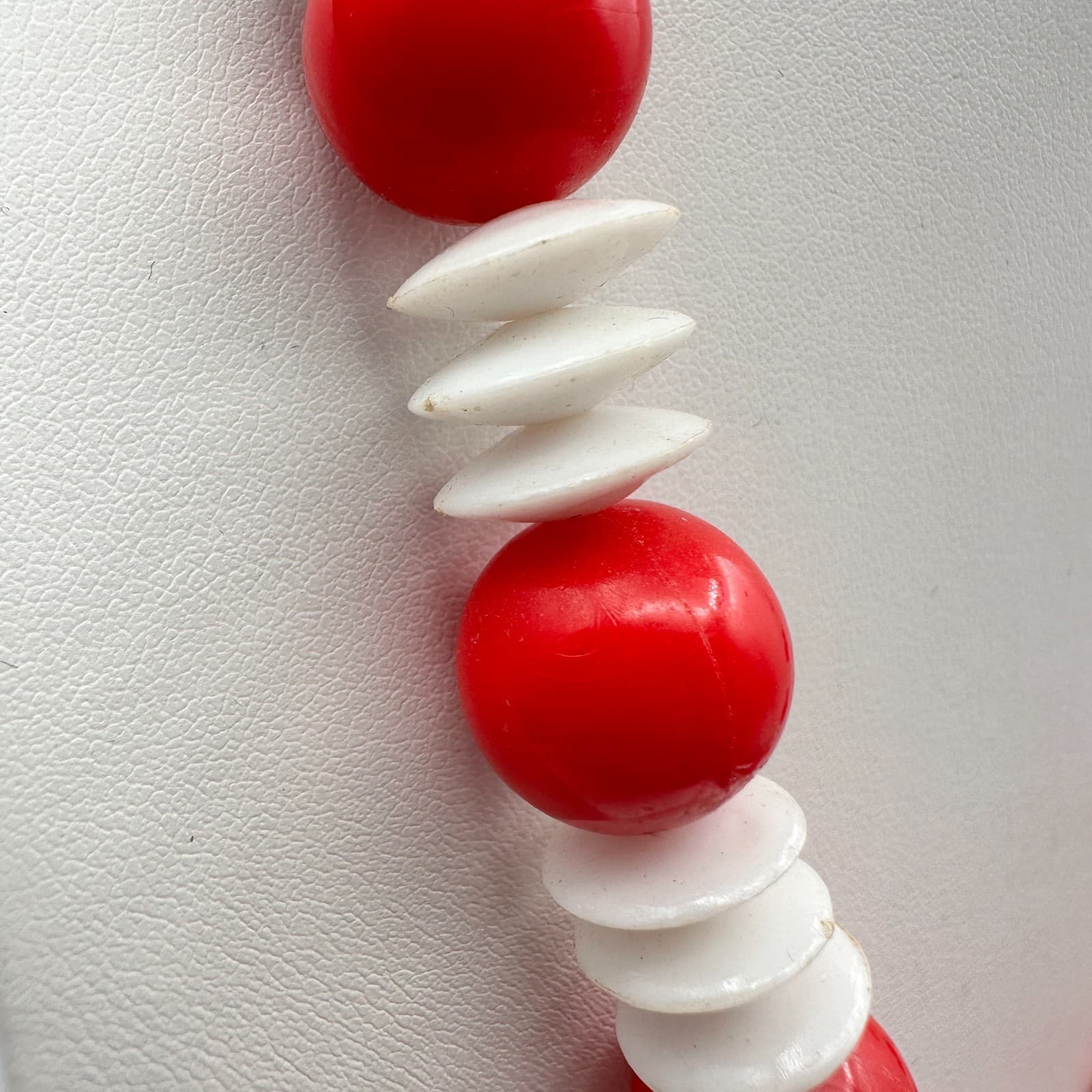 Vintage 80s Retro Beaded Necklace Statement Boho Women's Classic Fashion Jewelry - Thumbnail 7