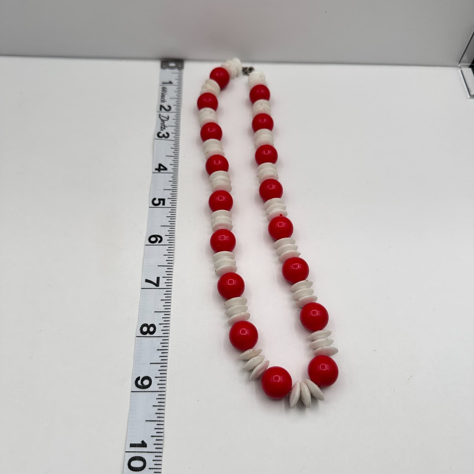 Vintage 80s Retro Beaded Necklace Statement Boho Women's Classic Fashion Jewelry - Thumbnail 9