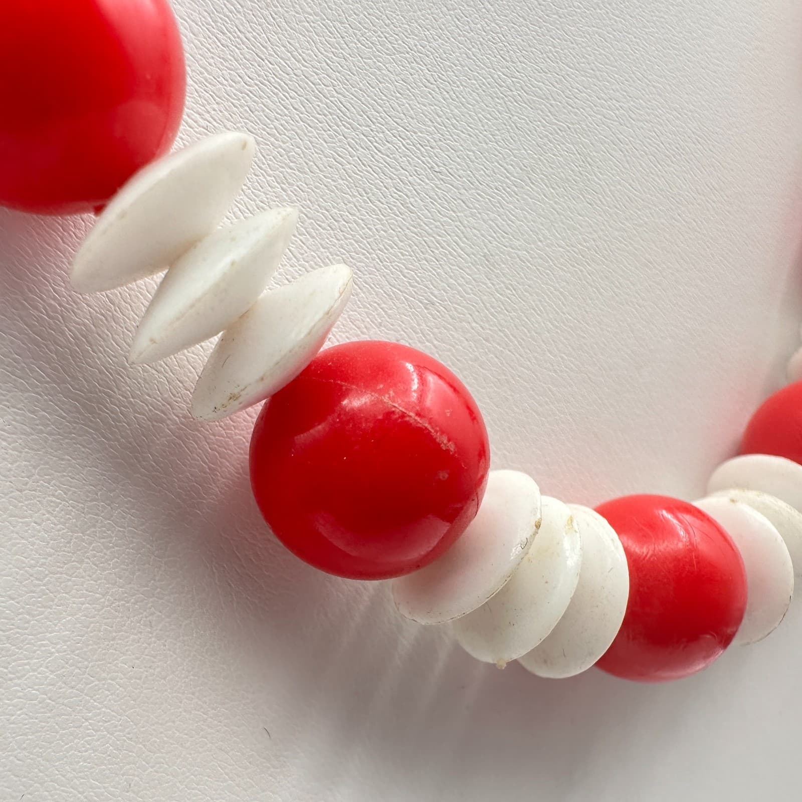 Vintage 80s Retro Beaded Necklace Statement Boho Women's Classic Fashion Jewelry - Thumbnail 6