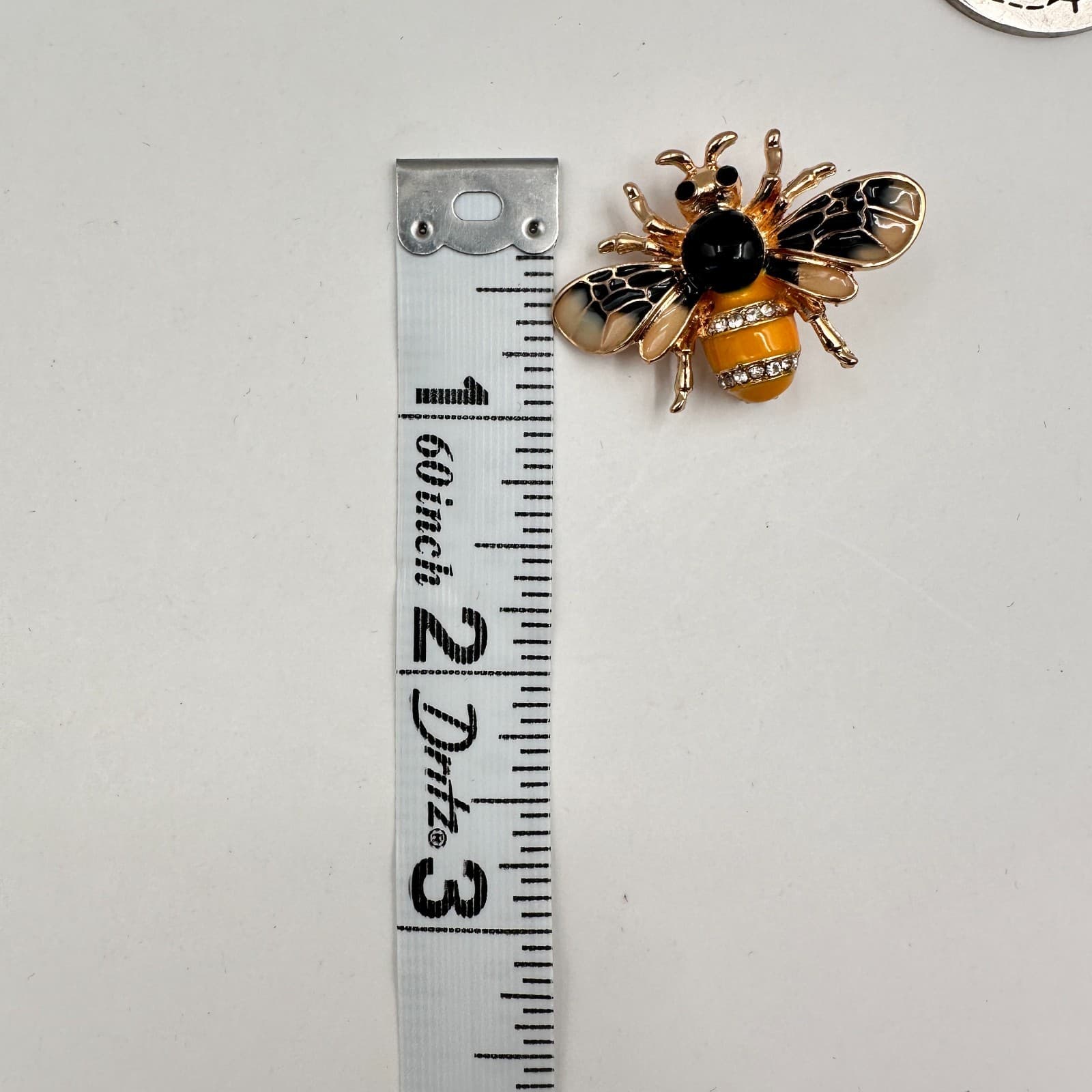 Vintage 90s Bee Happy Keychain & Bee Brooch Pin Set Women's Classic Jewelry - Thumbnail 11