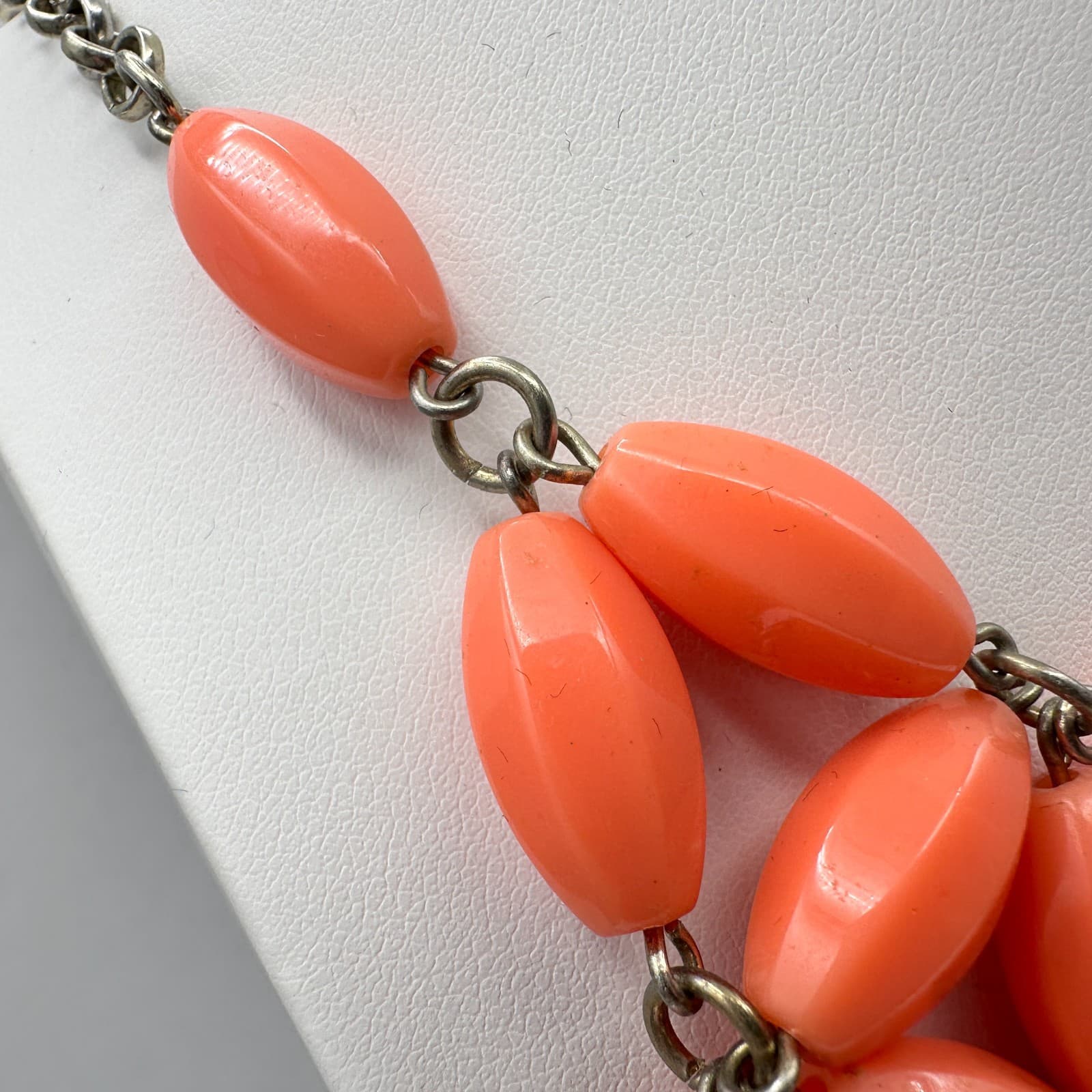 Vintage 90s ILY Couture Floral Beaded Bib Statement Necklace Women's Jewelry - Thumbnail 6