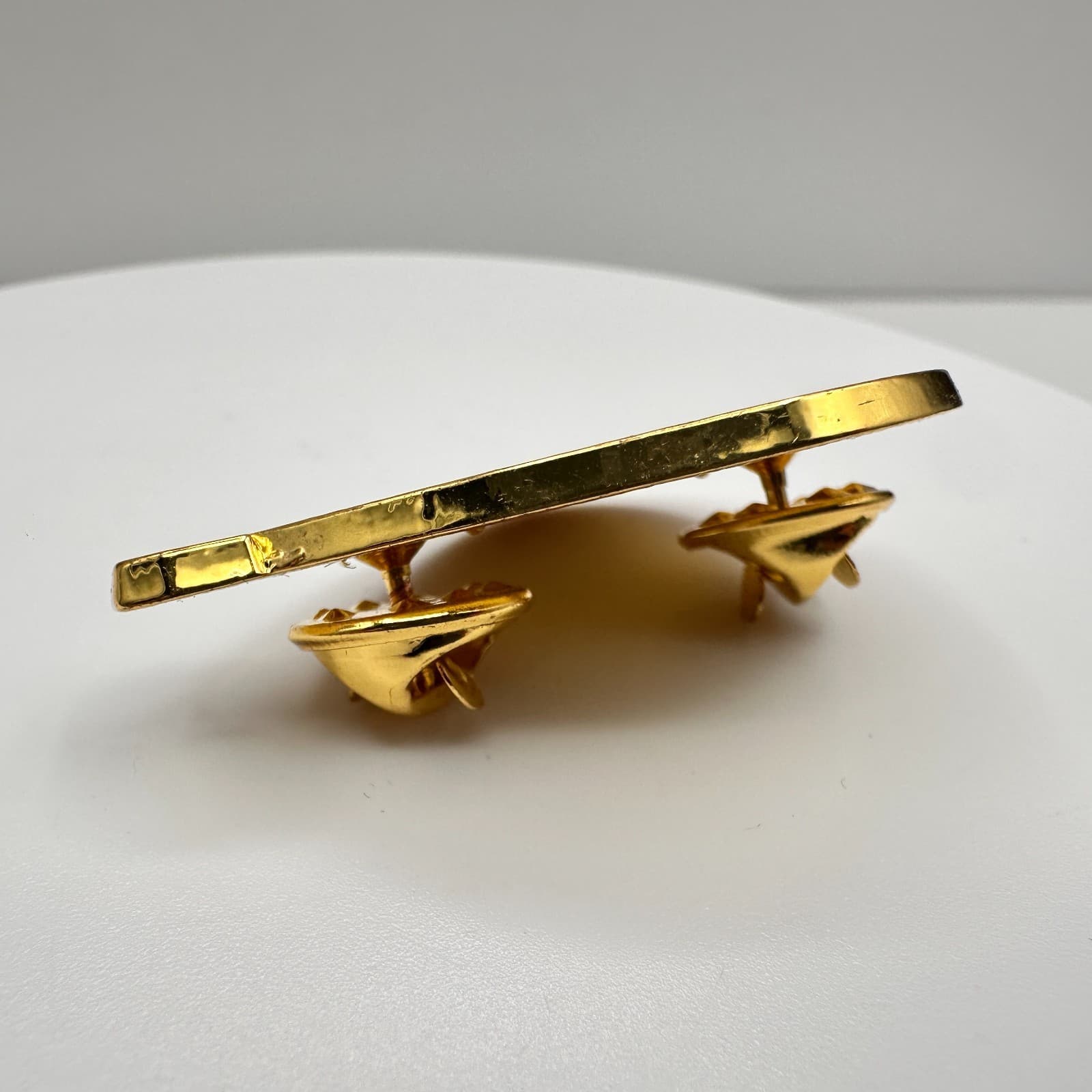 Vintage 80s Chicken Hot Air Balloon Enamel Brooch Lapel Pinback Fashion Jewelry - Thumbnail 4