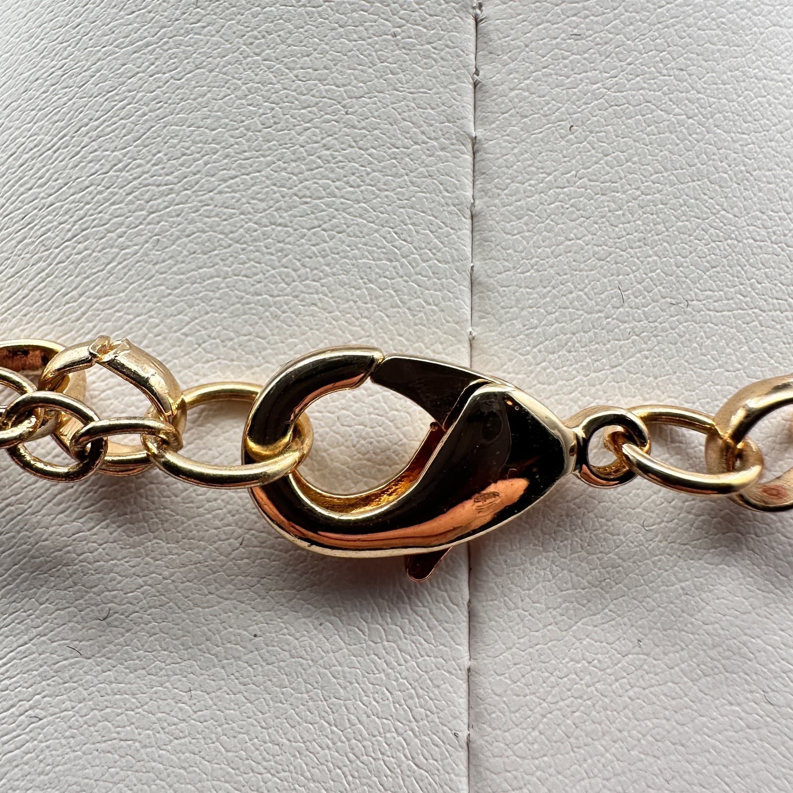 Vintage Y2K Alfani Textured Pebble Link Chain Necklace Women's Classic Jewelry - Thumbnail 7