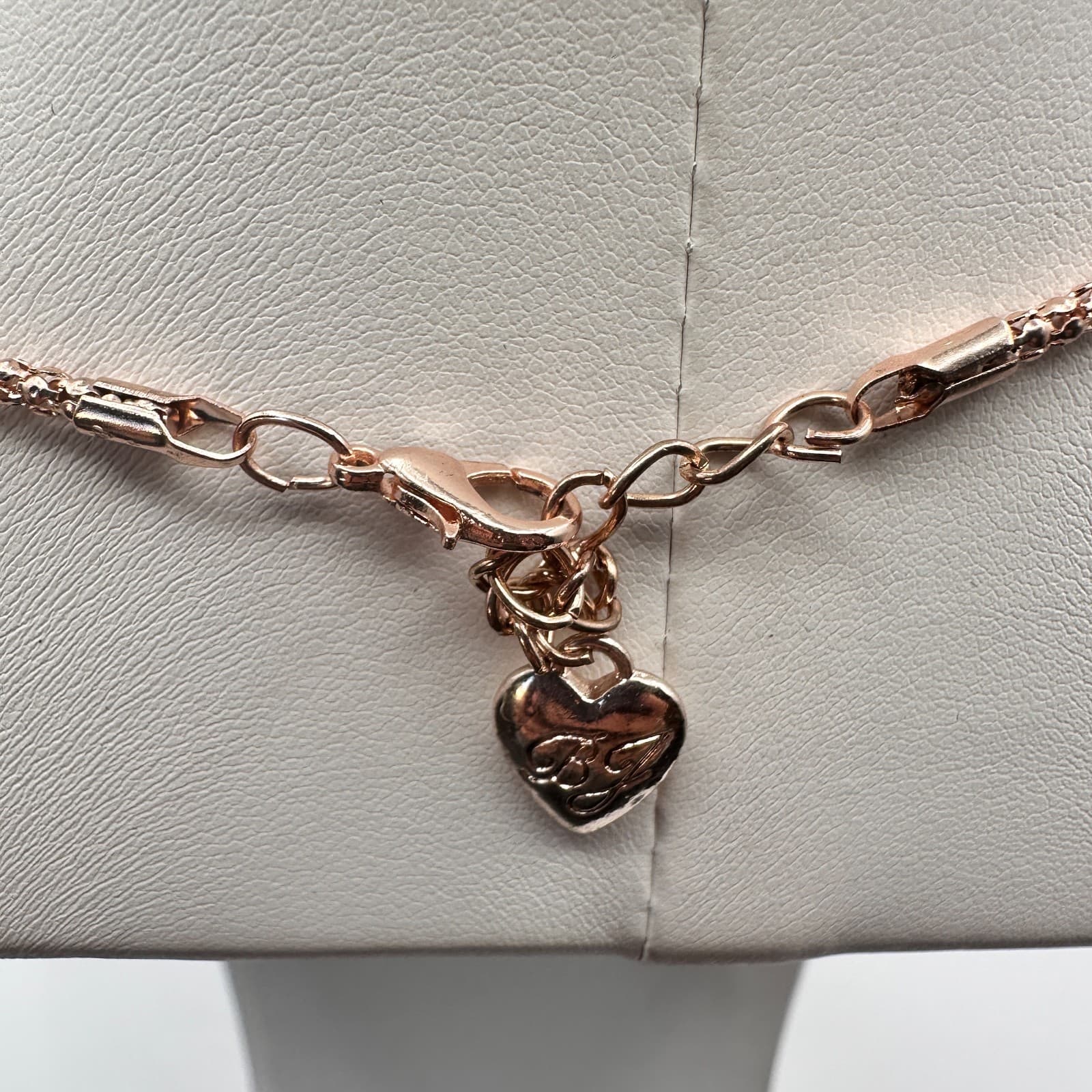 Vintage 90s Betsey Johnson Zebra Pendant Necklace Rose Gold Tone Fashion Jewelry - Thumbnail 10