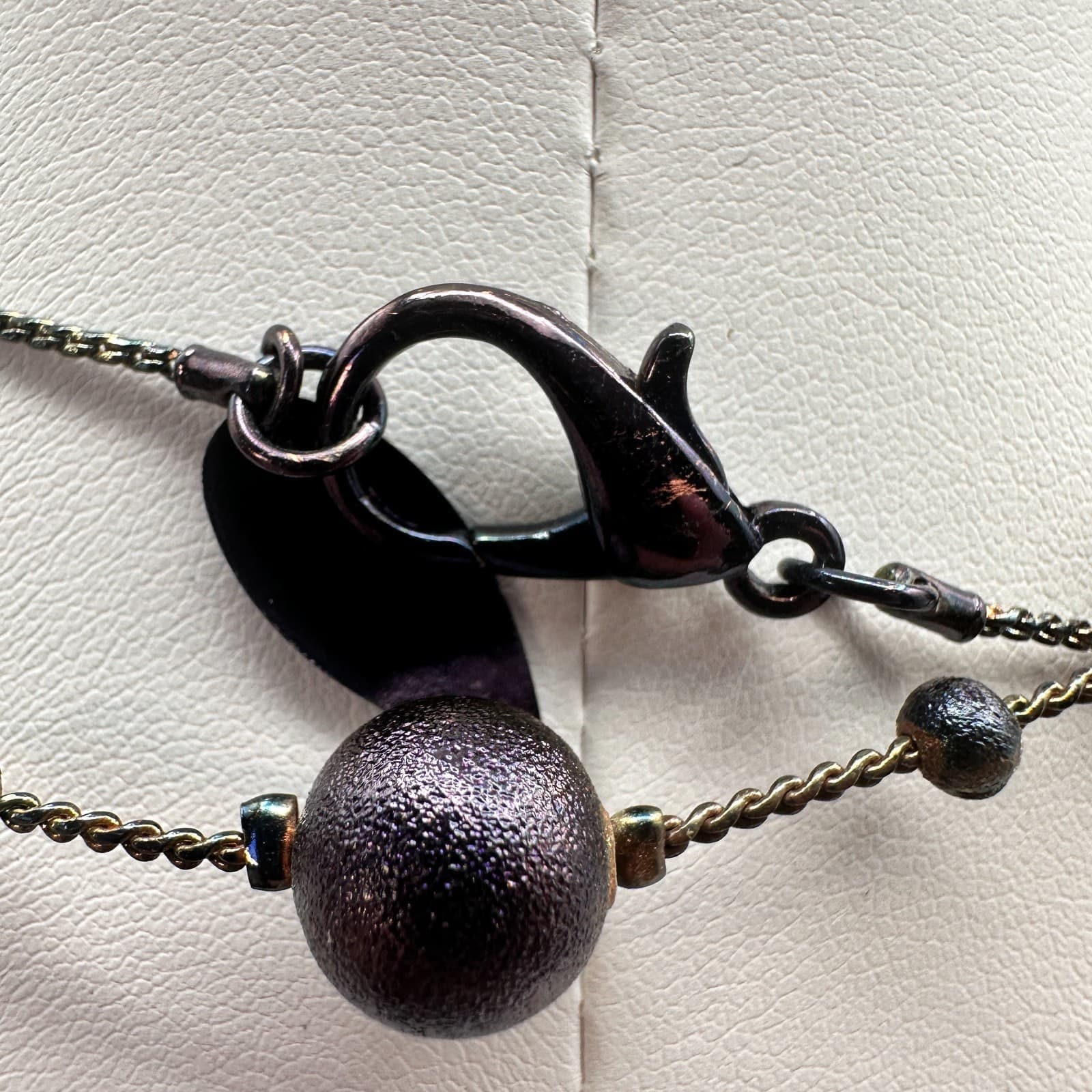 Vintage 90s Double Strand Beaded Necklace Boho Women's Classic Fashion Jewelry - Thumbnail 7