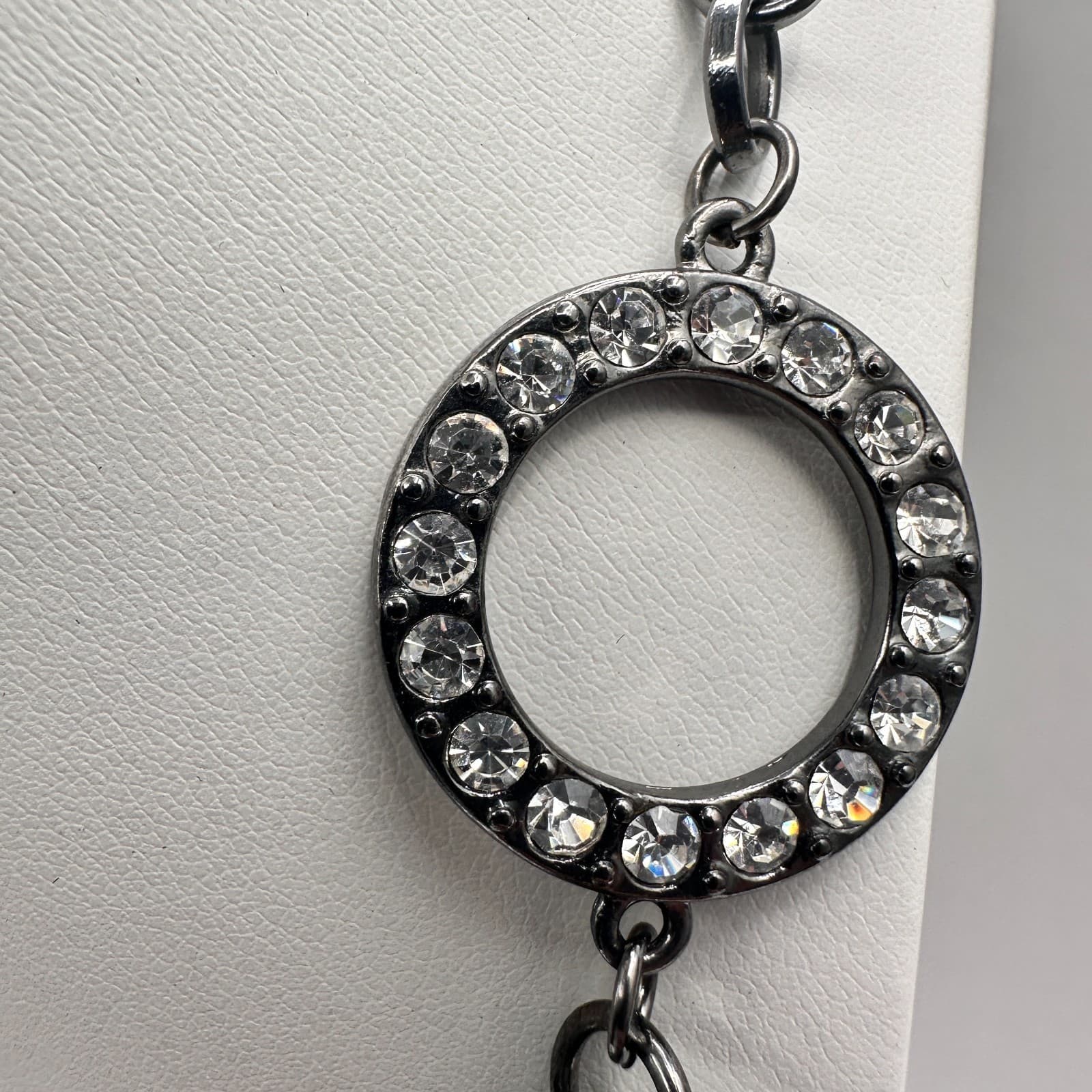 Vintage 90s NY Multi-Strand Faux Pearl Glass Layered Necklace Women's Jewelry - Thumbnail 11