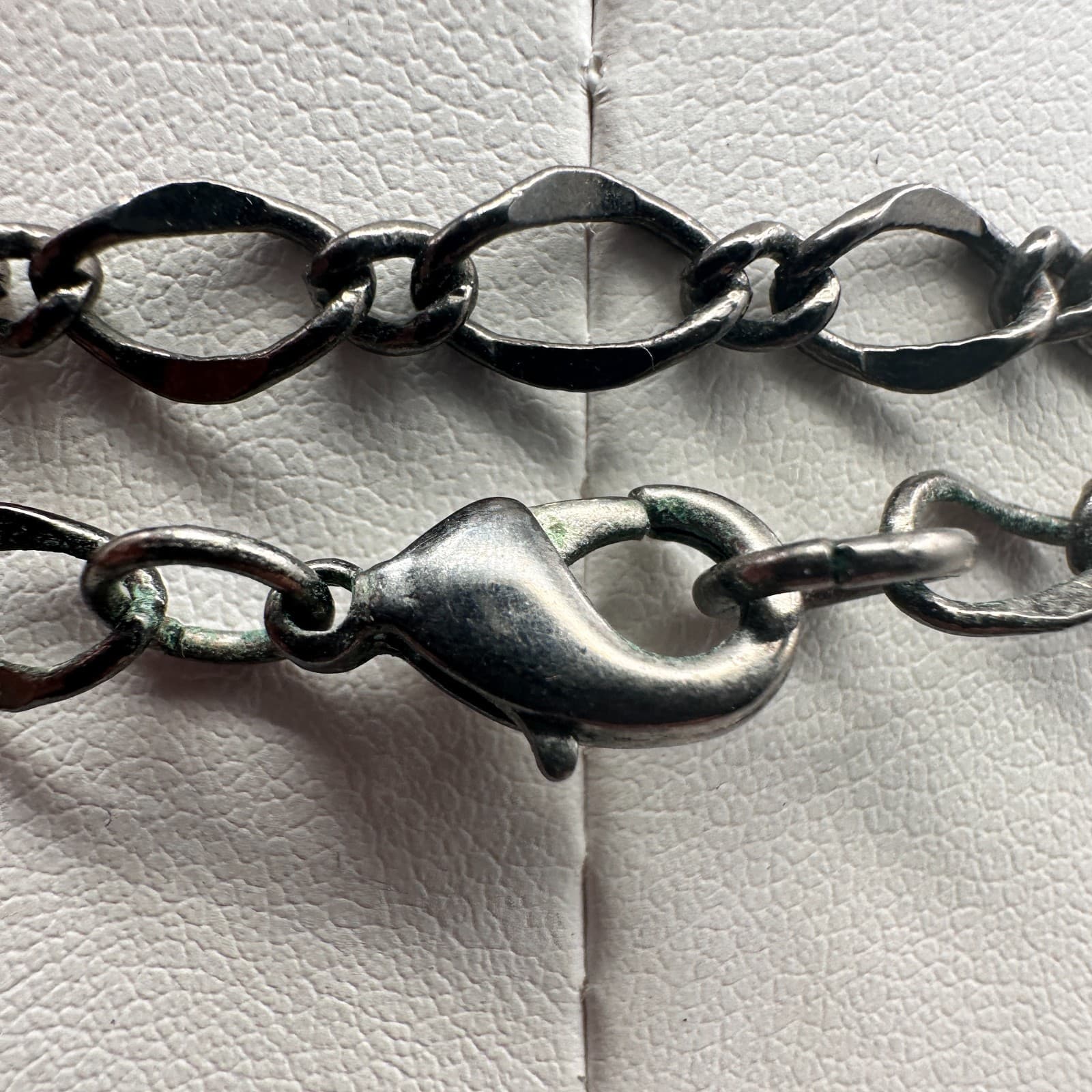 Vintage Y2K Multi Strand Necklace Black Faceted Beaded Silver Tone Boho Jewelry - Thumbnail 7