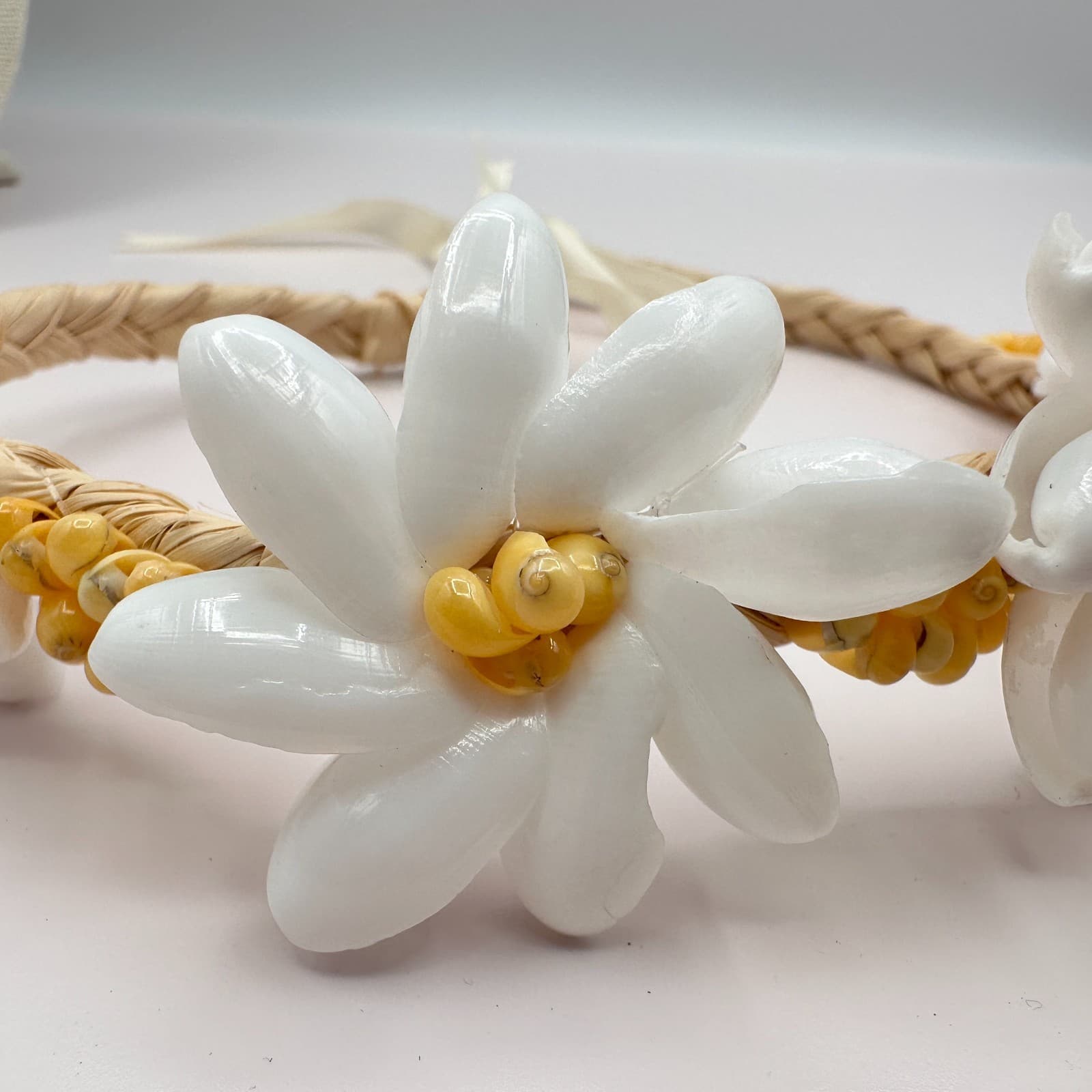 Vintage 80s Set Boohoo Daisy Flower Crown Headbands Beach Party Festival Jewelry - Thumbnail 4