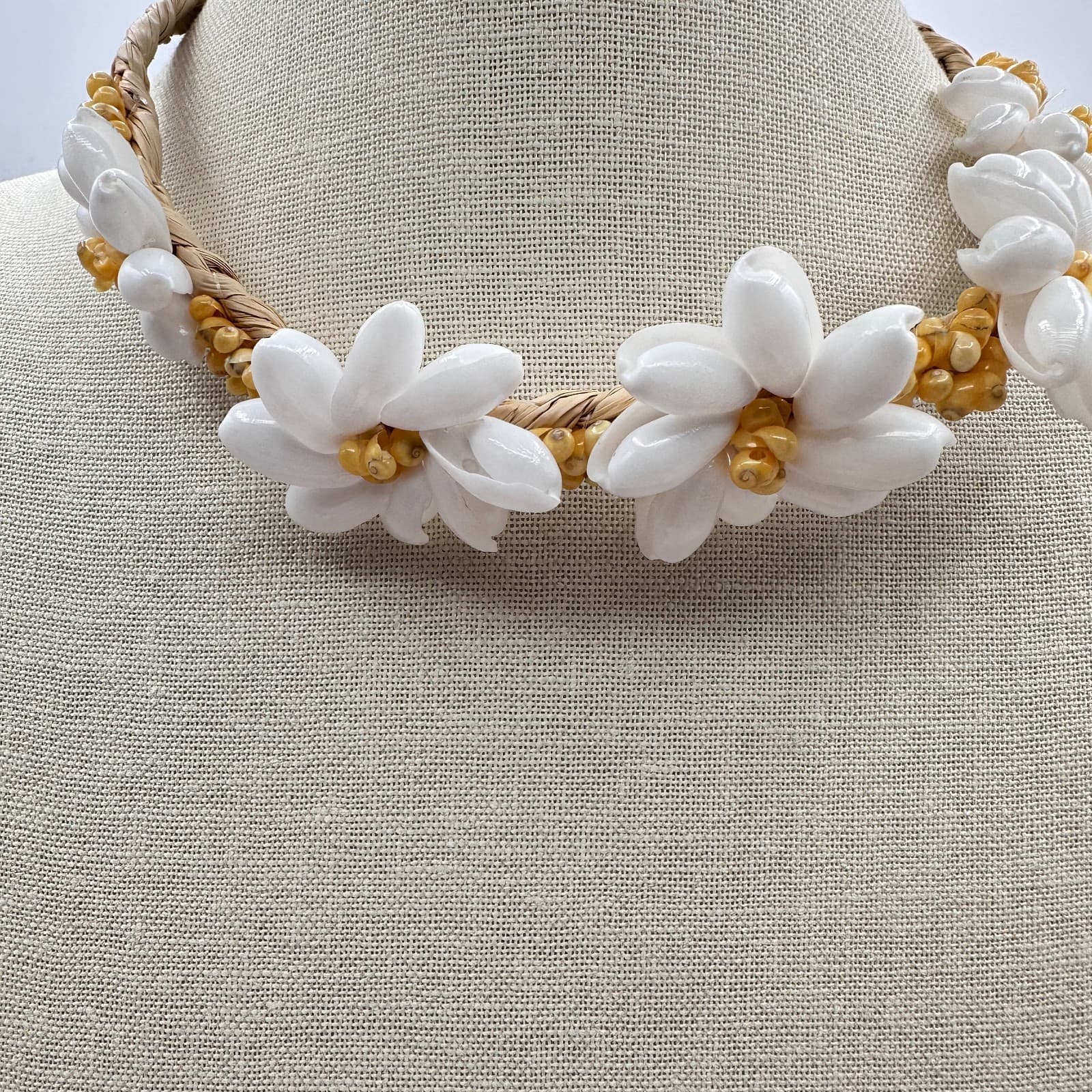 Vintage 80s Set Boohoo Daisy Flower Crown Headbands Beach Party Festival Jewelry - Thumbnail 14