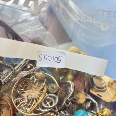 3lbs Jewelry Bulk Lot Crafting Repair Broken Beaded Gold Silver Tone - Thumbnail 10