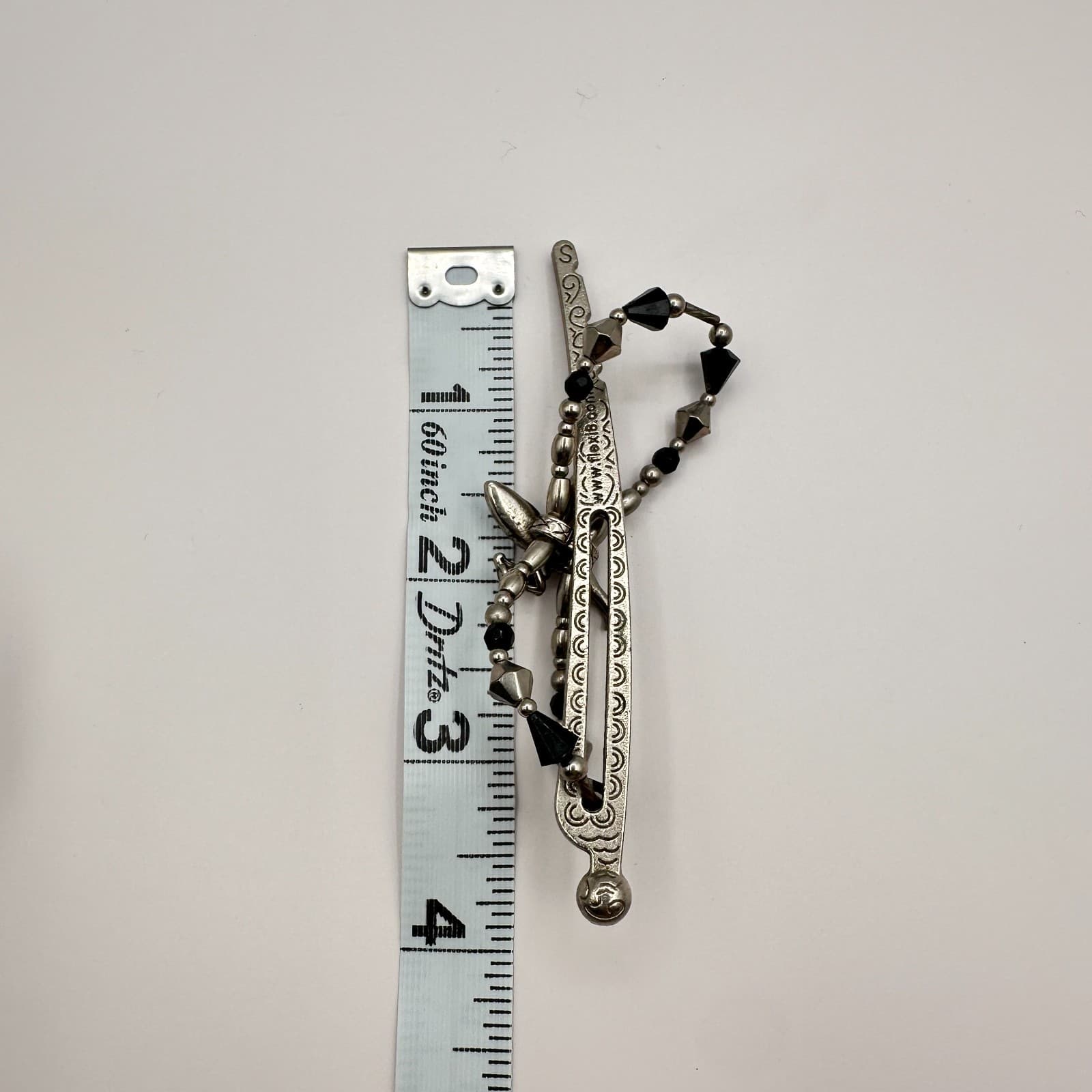 Vintage Y2K Metal Hair Clips Set Fairy & Rose Beaded Boho Accessory - Thumbnail 15