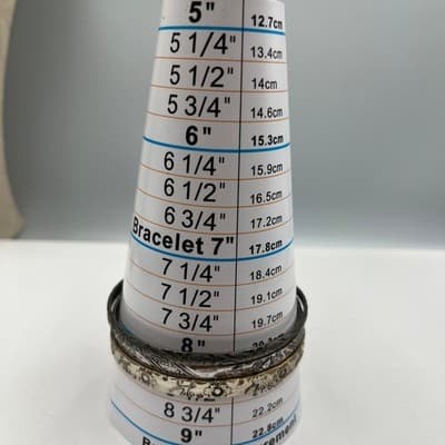 4 Vintage Silver Tone Bangle Bracelets Set Floral Etched Stacking Boho Jewelry - Thumbnail 7