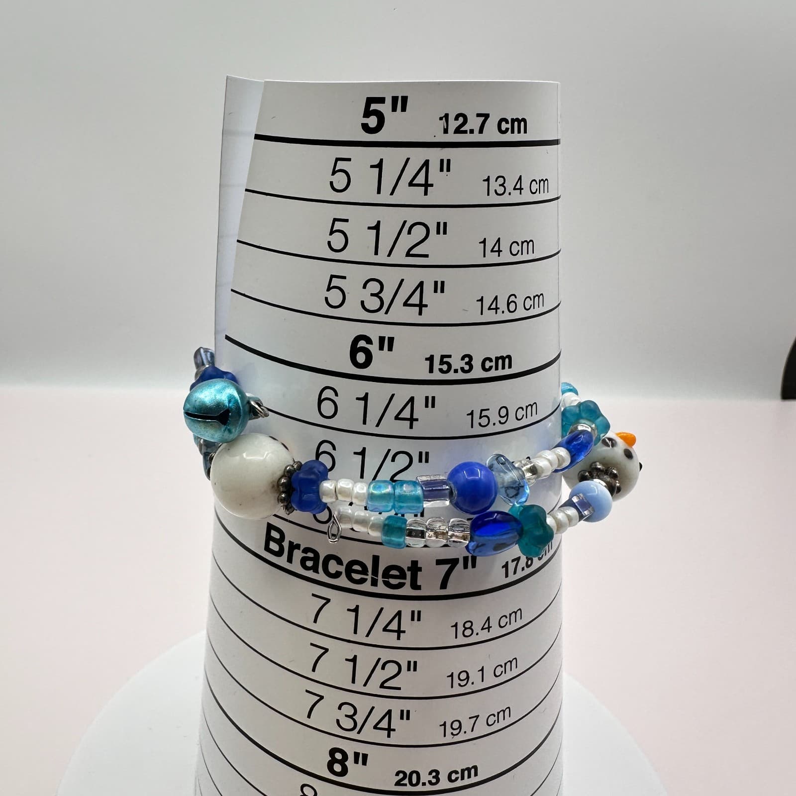 Vintage Y2K Snowman Beaded Wrap Bracelet Boho Women's Classic Fashion Jewelry - Thumbnail 7