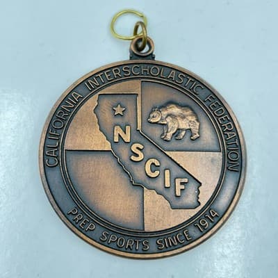 CIF NSCIF 1998 Boys Track 1600M Relay 3rd Place Bronze Medal Herff Jones Arco - Image 1