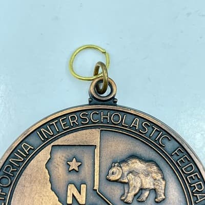 CIF NSCIF 1998 Boys Track 1600M Relay 3rd Place Bronze Medal Herff Jones Arco - Thumbnail 3