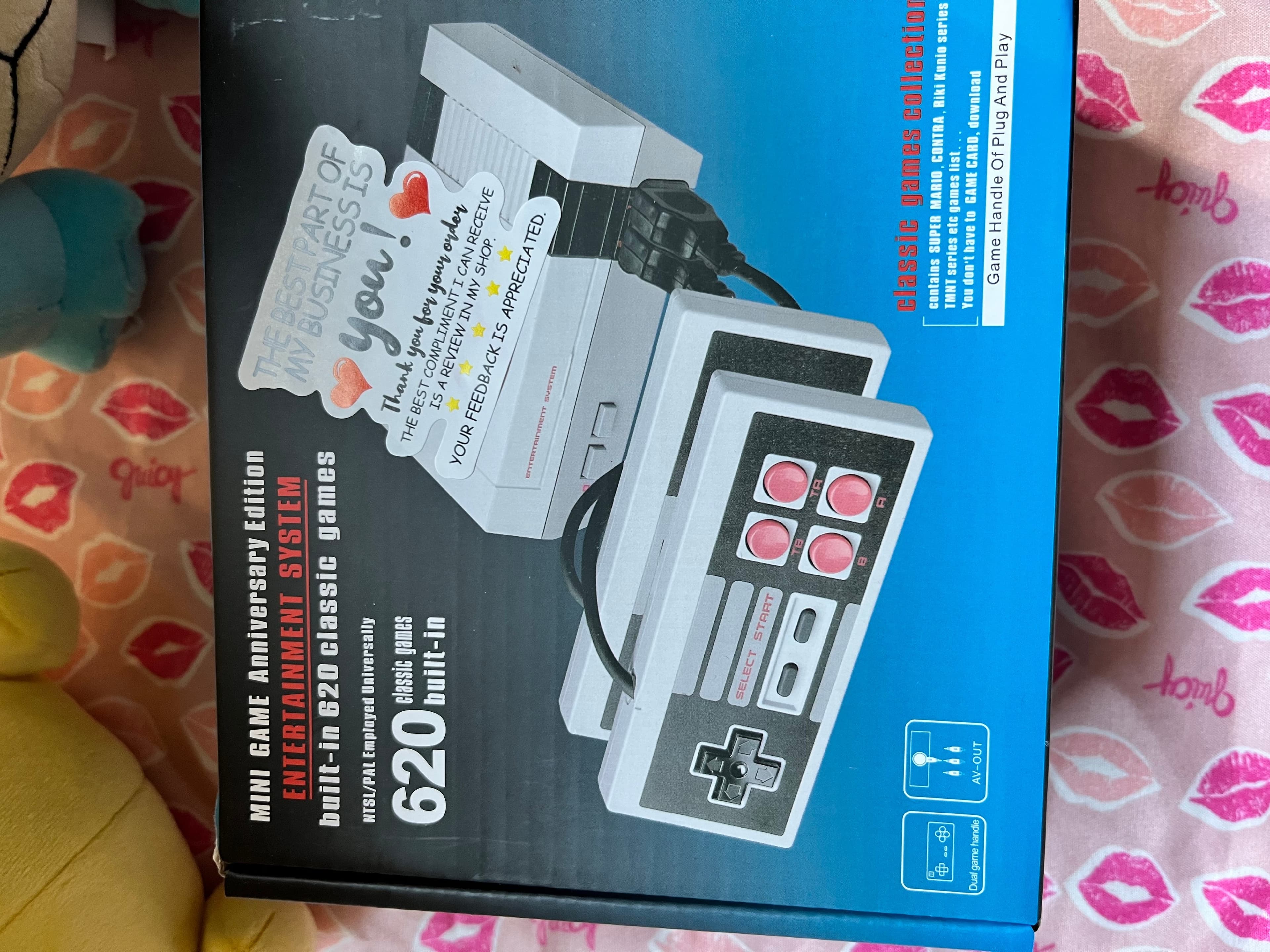 Bundle mini console 620 games + Pikachu & Squirtle plushies - Thumbnail 2