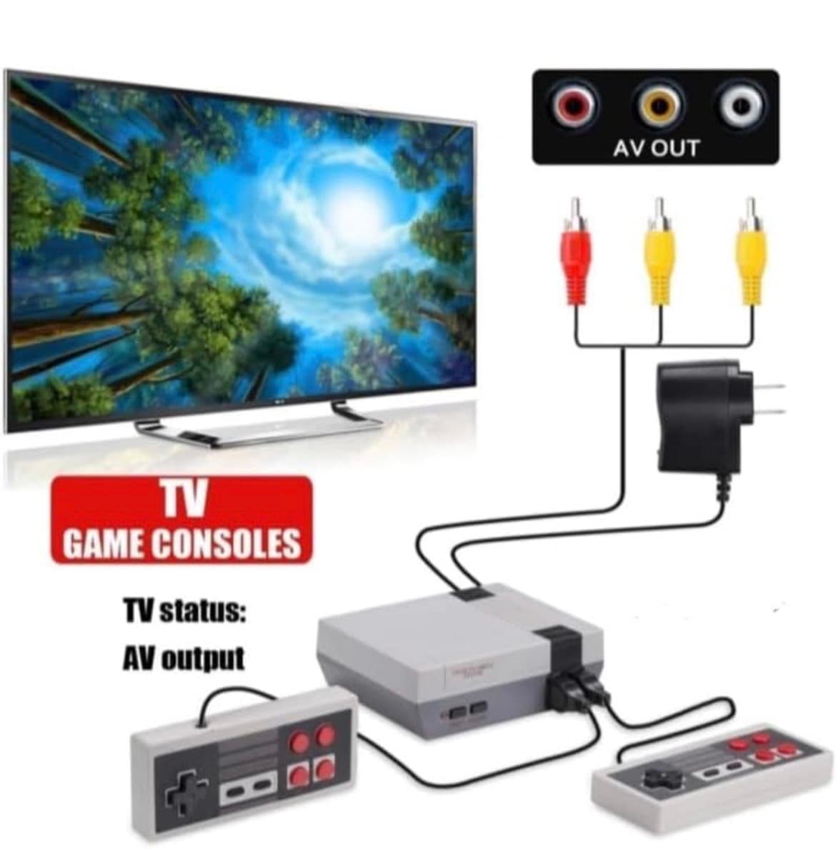 Bundle mini console 620 games + Pikachu & Squirtle plushies - Thumbnail 13