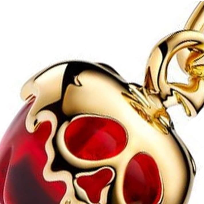 Compared to Pandora Disney Villains Evil Queen Apple Dangle Charm f/ SnowWhite - Image 1