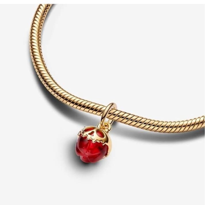 Compared to Pandora Disney Villains Evil Queen Apple Dangle Charm f/ SnowWhite - Thumbnail 3