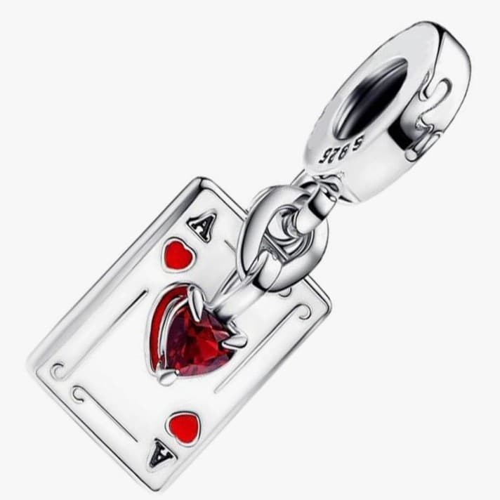 Compared to the Pandora Disney Villains Queen of Hearts Double Dangle Charm - Image 1