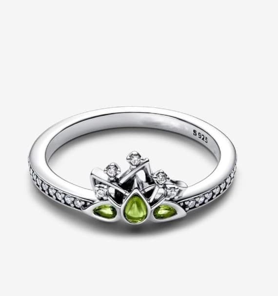 Sterling silver Princess Tiana Tiara Rings size 7 stamped 925 BRAND NEW! Read - Thumbnail 2