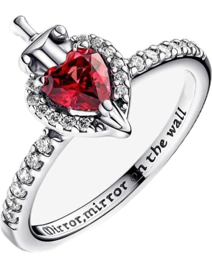 Like Pandora Disney Villains Evil Queen Sterling silver Ring Size 8 - Image 1