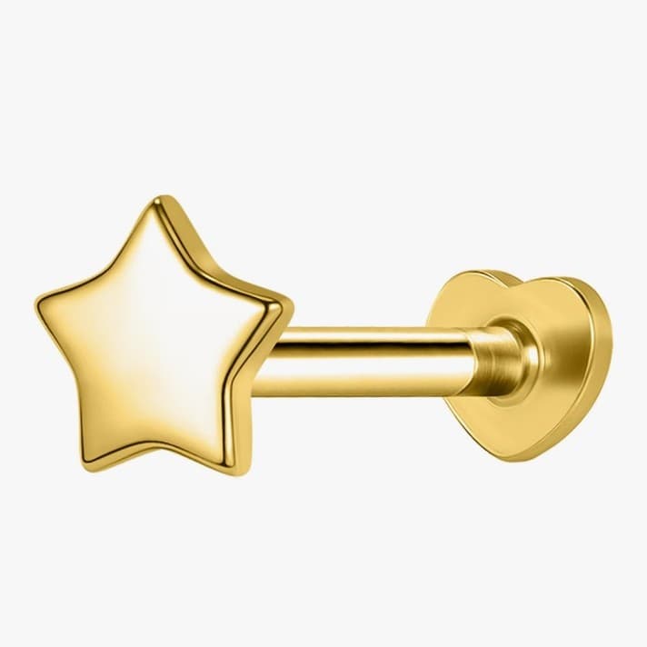 Sterling silver Star earring - Image 1