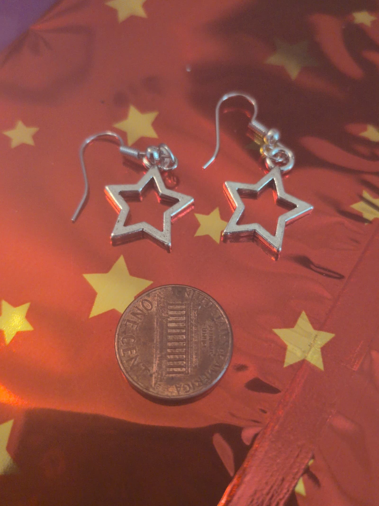 Hot Topic Silver Star Earrings - Thumbnail 7