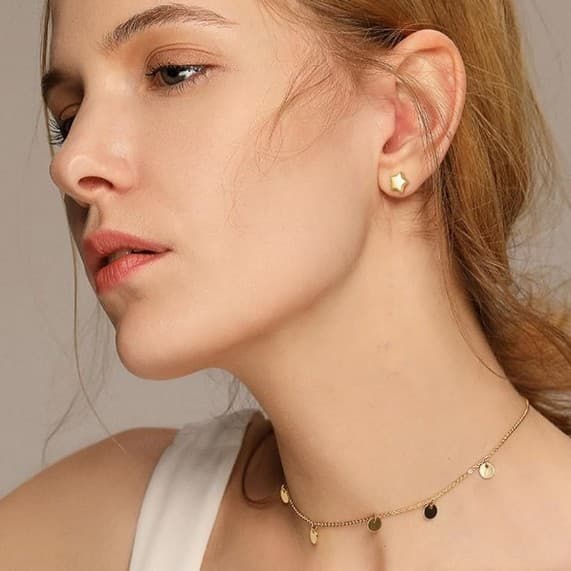 Sterling silver Star earring - Thumbnail 7