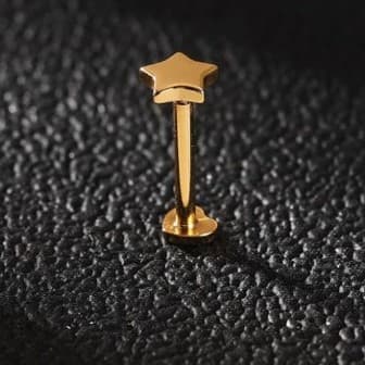 Sterling silver Star earring - Thumbnail 4