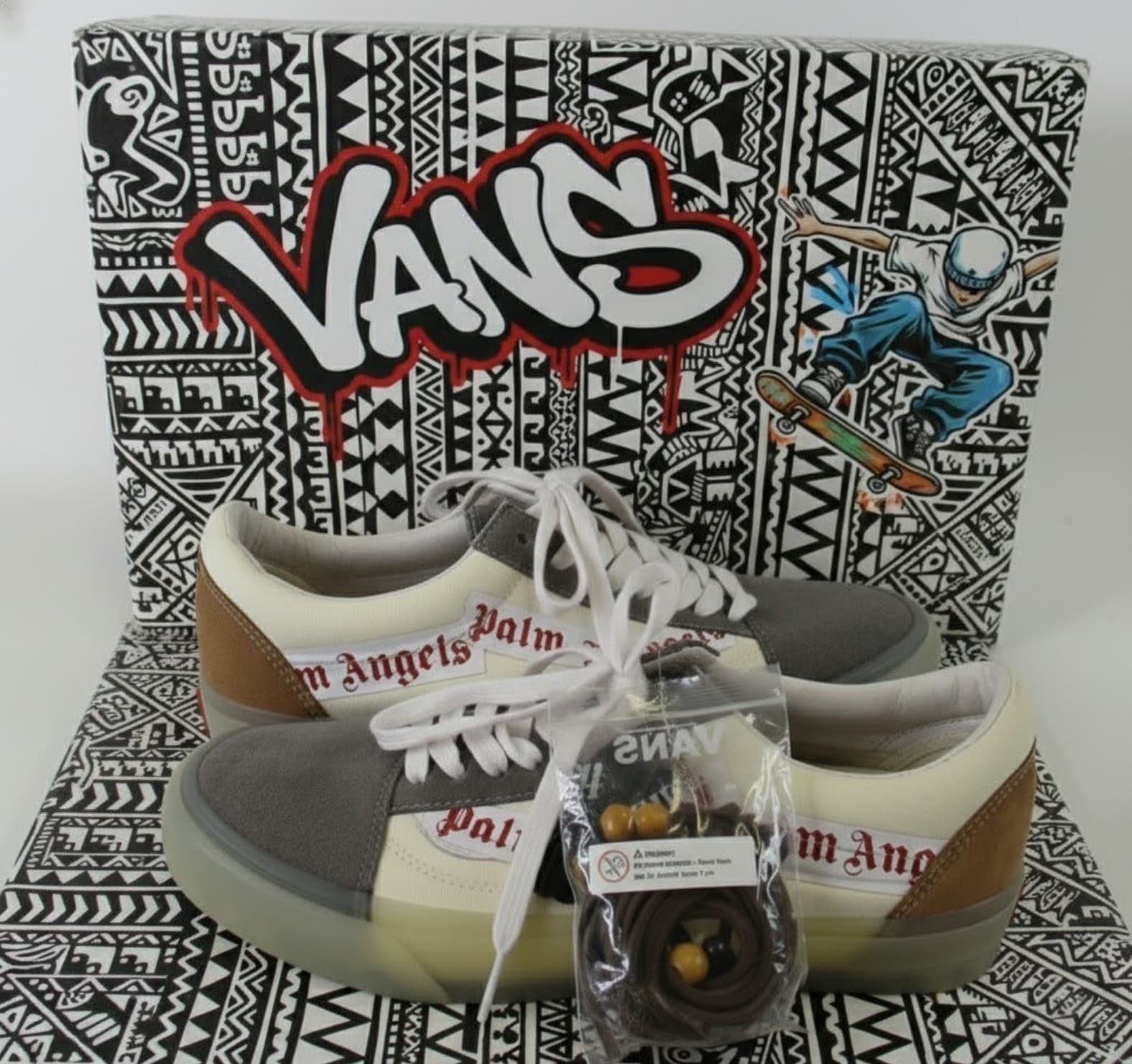 Vans Old Skool Palm Angels size 13 NWT .GET THESE TIL THE 16TH 4.99SHIP UP4SALE! - Thumbnail 3