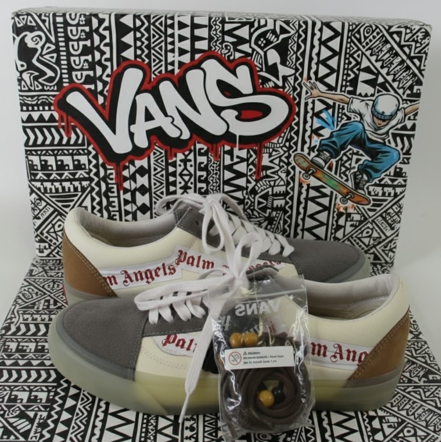 Vans Old Skool Palm Angels size 13 NWT .GET THESE TIL THE 16TH 4.99SHIP UP4SALE! - Thumbnail 2