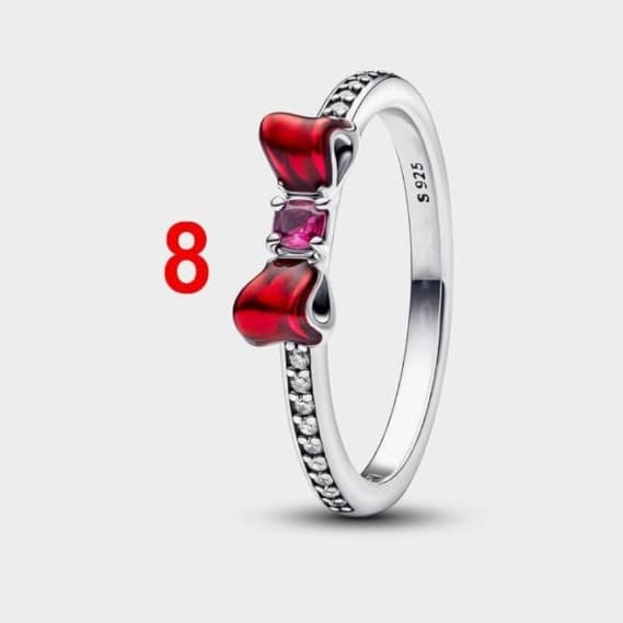 Sterling silver Princess Snow White Bow Ring size 8 similar to Pandora snowwhite - Thumbnail 3