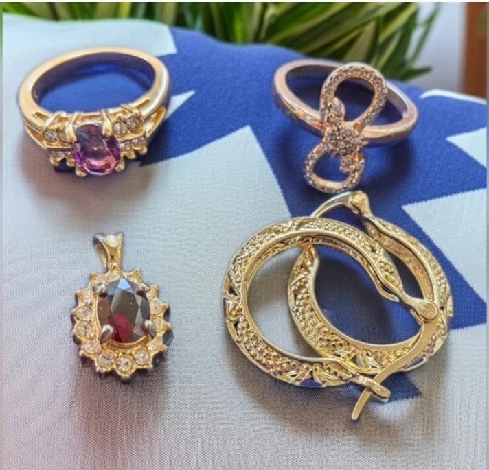 Beautiful Jewelry Untested Metals Stamped With Unknown Stamp Pic #5 - Thumbnail 2