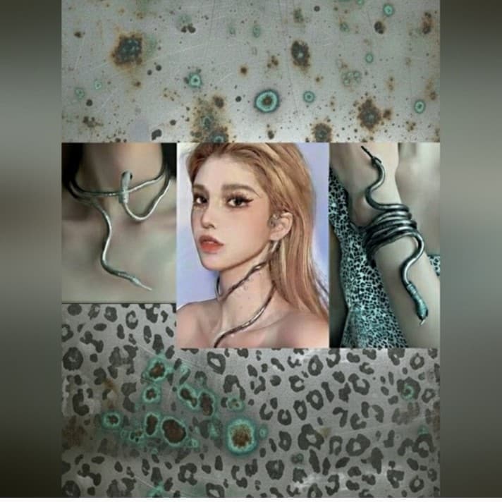 Silver Or Black Snake Coil Choker Necklace/Bracelet - Women/Men Unisex Jewelry - Thumbnail 4