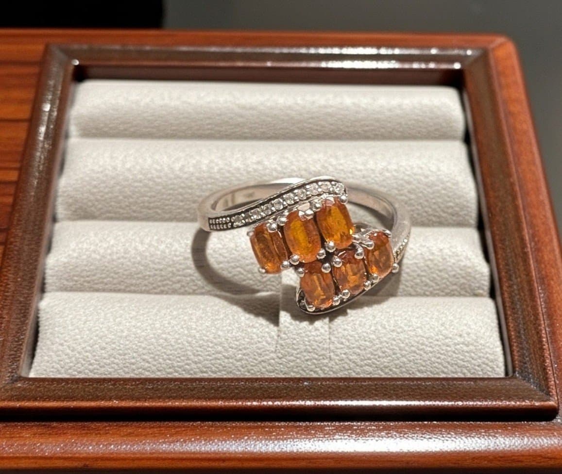 Vintage Signed DK Danecraft Tanzanian Sterling silver Ring UP 4 SALE TO ANYONE ! - Thumbnail 4