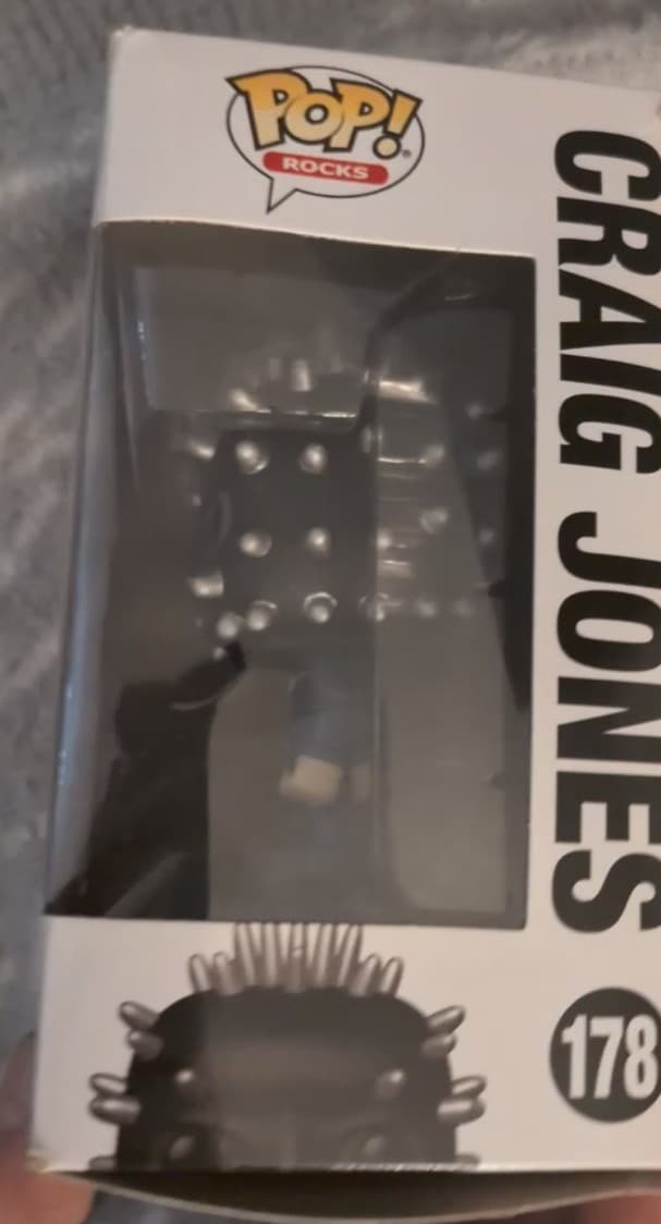 Vaulted] Slipknot Craig Jones Funko Pop! Rocks #178 - Damaged Box (See Photos) - Thumbnail 4