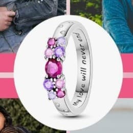 Sterling Silver "My Love Will Never End" Boundless Love Ring NWT Comes GiftReady - Thumbnail 4