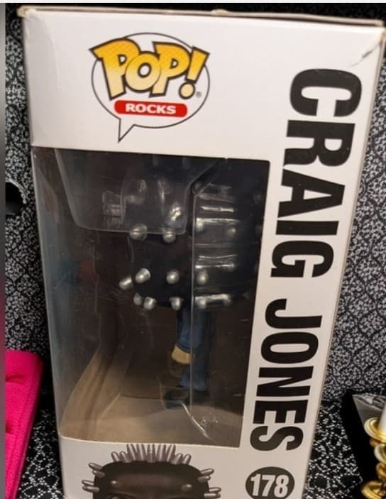 Vaulted] Slipknot Craig Jones Funko Pop! Rocks #178 - Damaged Box (See Photos) - Thumbnail 6