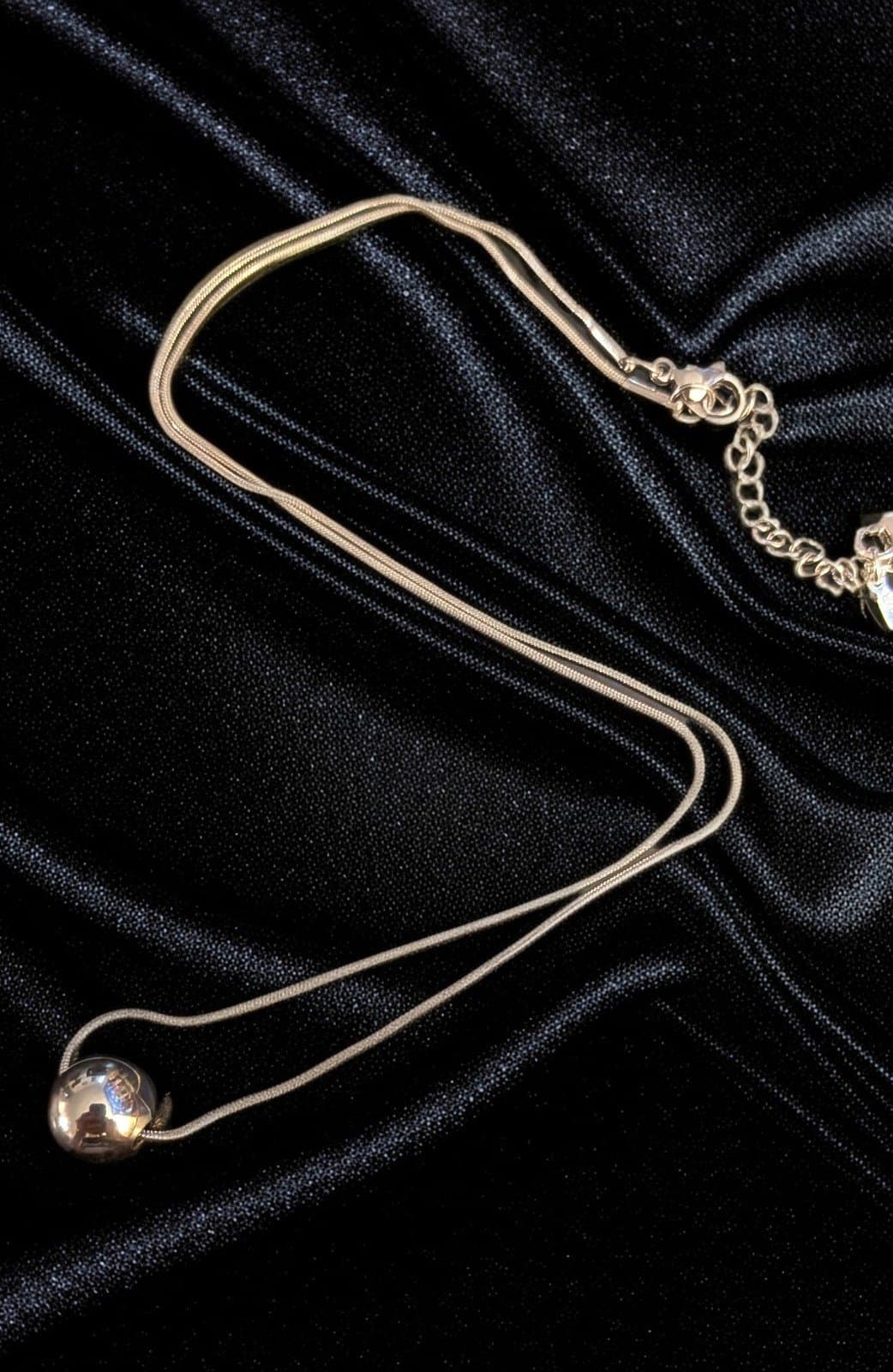 2 sterling silver bracelets one sterling necklace - Thumbnail 3