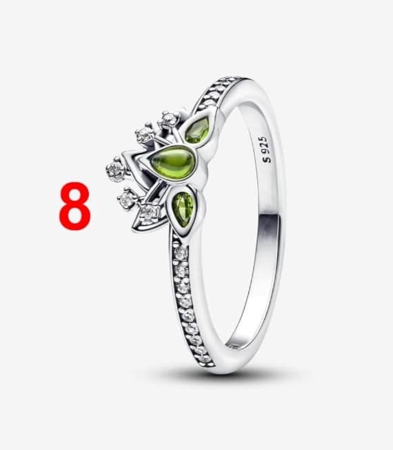 Sterling silver Princess Tiana Tiara Rings size 8 stamped 925 BRAND NEW! Read - Thumbnail 3