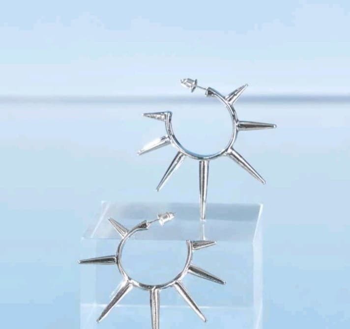Spiked punk Goth Earrings ! - Image 1