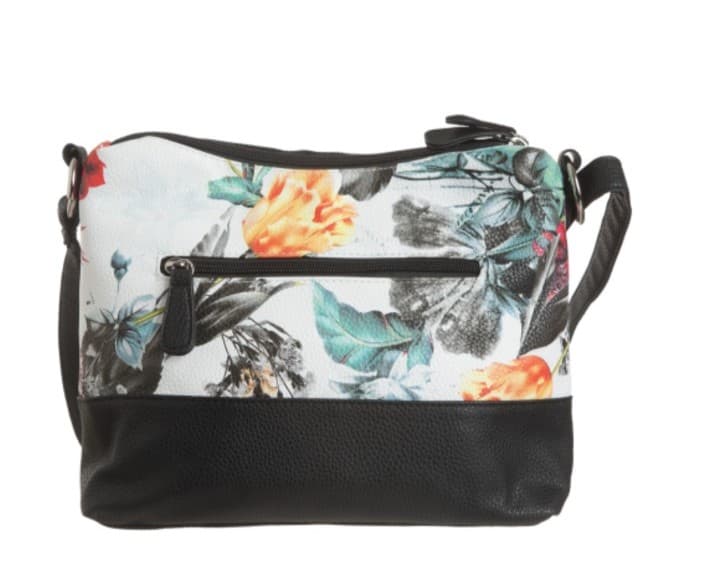 Stone mountain USA bonded leather flower purse / crossbody - Thumbnail 2