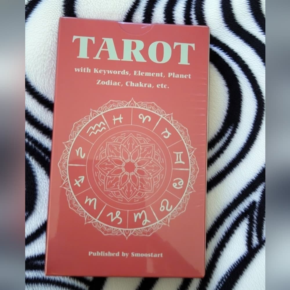 Tarot Card's With Meanings On Them NWT Comes In A Pink Velvet Bag - Thumbnail 2