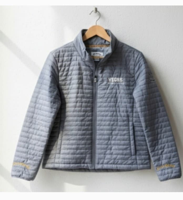 Rare VGK Official NHL Vegas Golden Knights Circe Puffer Jacket Grey XL UNISEX - Image 1